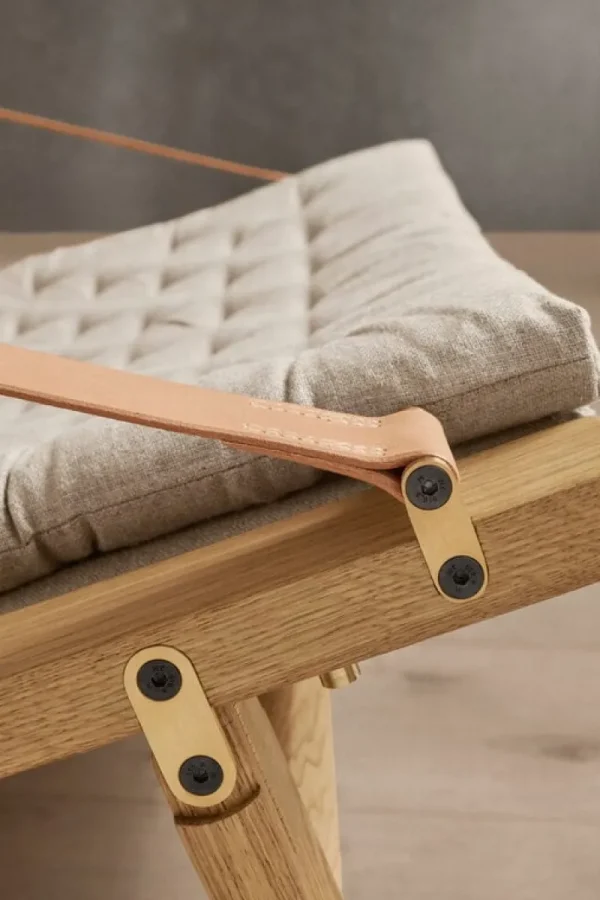 Interface Sitzgelegenheiten-Carl Hansen & Søn FK10 Plico Stuhl, Eiche geölt - Naturleinen