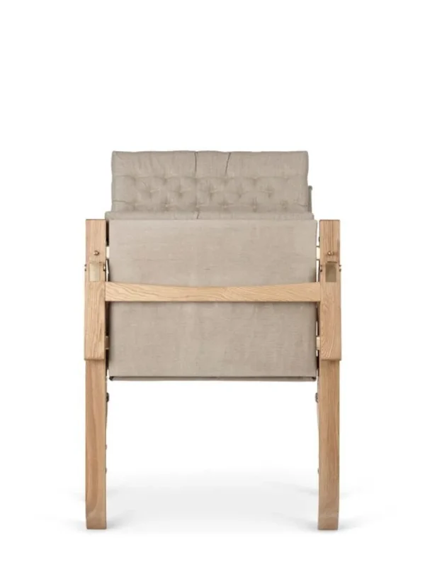 Carl Hansen & Su00f8n Sitzgelegenheiten-Carl Hansen & Søn FK11 Plico Stuhl, Eiche geölt - Naturleinen