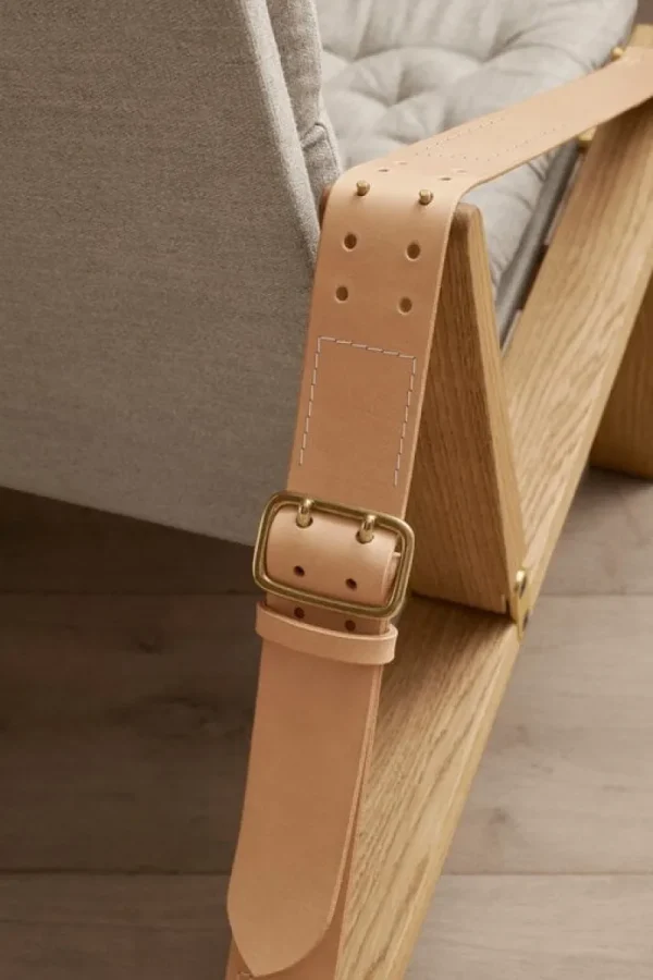 Carl Hansen & Su00f8n Sitzgelegenheiten-Carl Hansen & Søn FK11 Plico Stuhl, Eiche geölt - Naturleinen