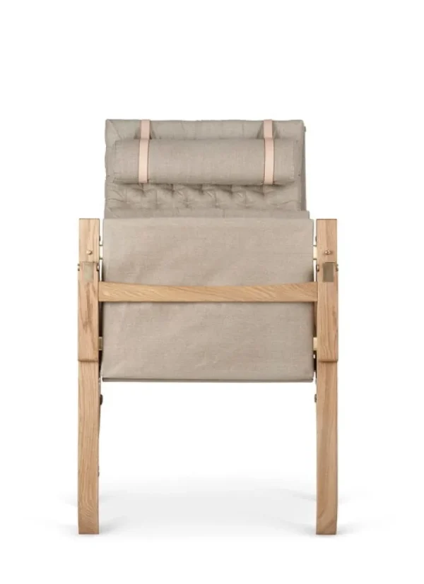 Interface Sitzgelegenheiten-Carl Hansen & Søn FK10 Plico Stuhl, Eiche geölt - Naturleinen