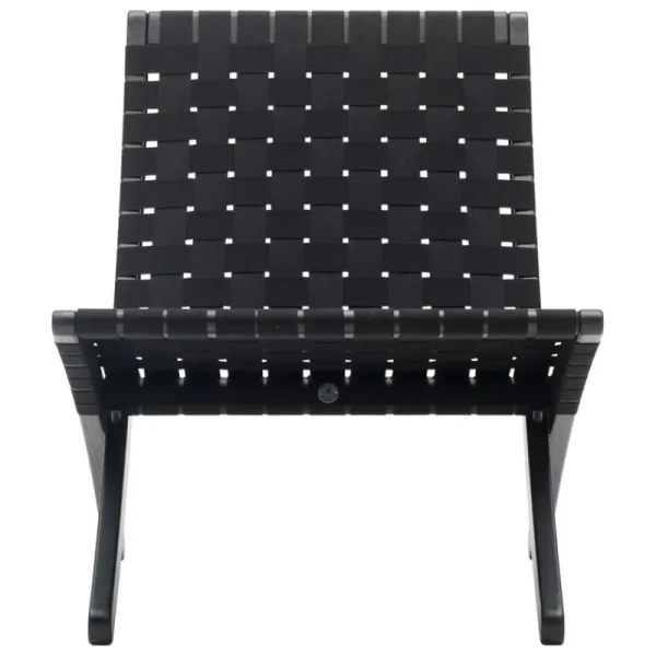 Yrju00f6 Kukkapuro Sitzgelegenheiten-Carl Hansen & Søn MG501 Cuba Loungesessel, Eiche schwarz - schwarzes Gewebe