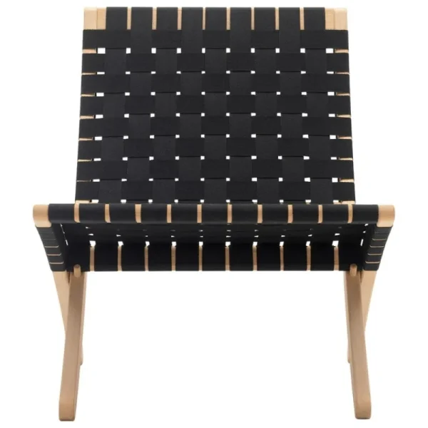 Carl Hansen & Su00f8n Sitzgelegenheiten-Carl Hansen & Søn MG501 Cuba Loungesessel, Eiche geölt - schwarzes Gewebe