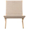 Carl Hansen & Su00f8n Terrassenmöbel^Carl Hansen & Søn MG501 Cuba Outdoor-Liegestuhl, Teakholz – Sesam 083