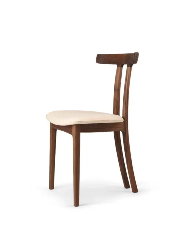 Interface Sitzgelegenheiten-Carl Hansen & Søn OW58 T-Chair, Walnuss geölt - beiges Leder Sif 90
