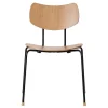 Vitra Sitzgelegenheiten-Carl Hansen & Søn VLA26T Vega Stuhl, Schwarz - lackierte Eiche