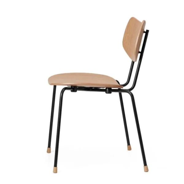 Vitra Sitzgelegenheiten-Carl Hansen & Søn VLA26T Vega Stuhl, Schwarz - lackierte Eiche