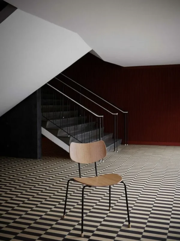 Vitra Sitzgelegenheiten-Carl Hansen & Søn VLA26T Vega Stuhl, Schwarz - lackierte Eiche