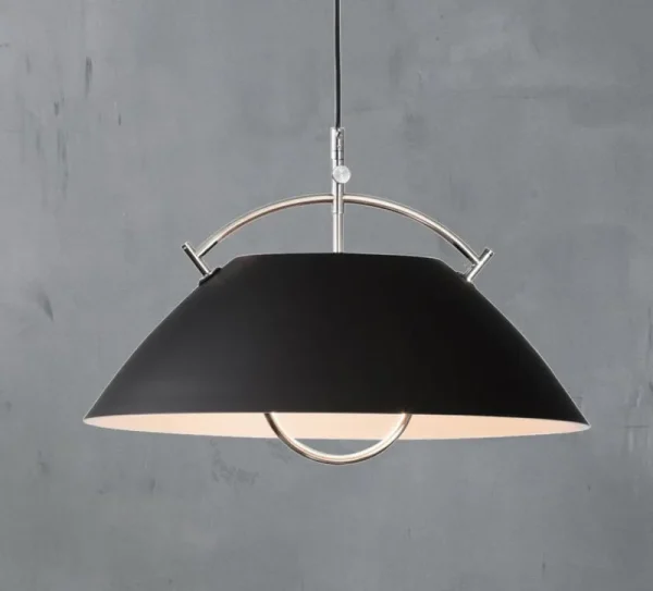 Artemide Deckenleuchten-Carl Hansen & Søn Wegner Pendelleuchte, Schwarz – Nickel