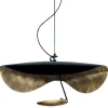 Muuto Deckenleuchten-Catellani & Smith Lederam Manta S1 Pendelleuchte, gold - schwarz