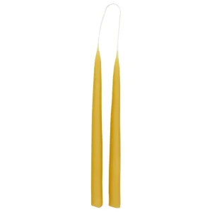 Iittala Kerzen Und Kerzenhalter-Collaboratorio Candela Kerze, 23 cm, 2 Stück, Honigfarben