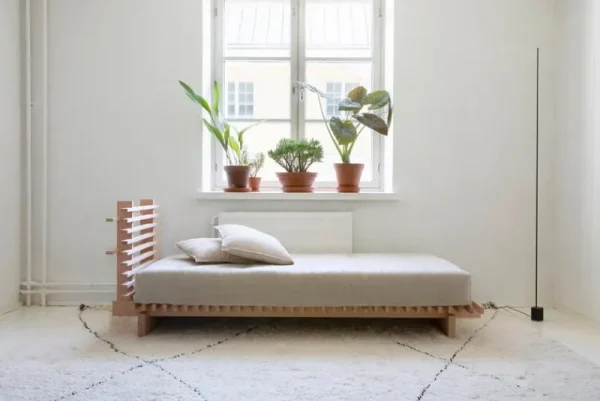 Collaboratorio Betten-Cubile 100 Kopfteil, Buche