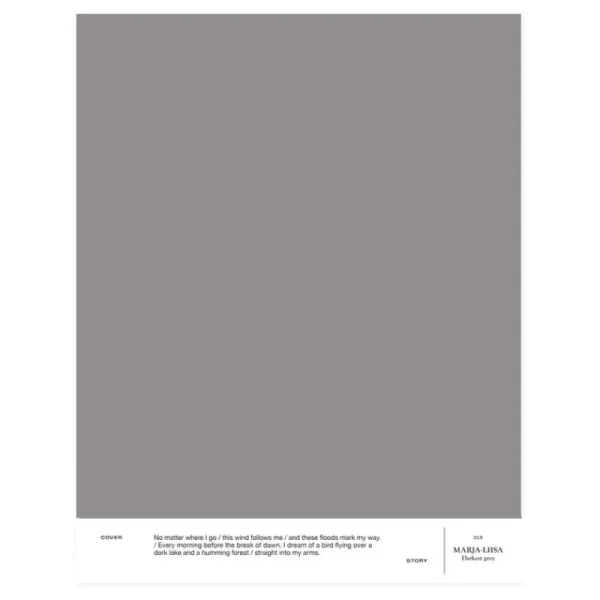 Cover Story Wandfarben^Farbmuster, 013 MARJA-LIISA – Darkest Grey
