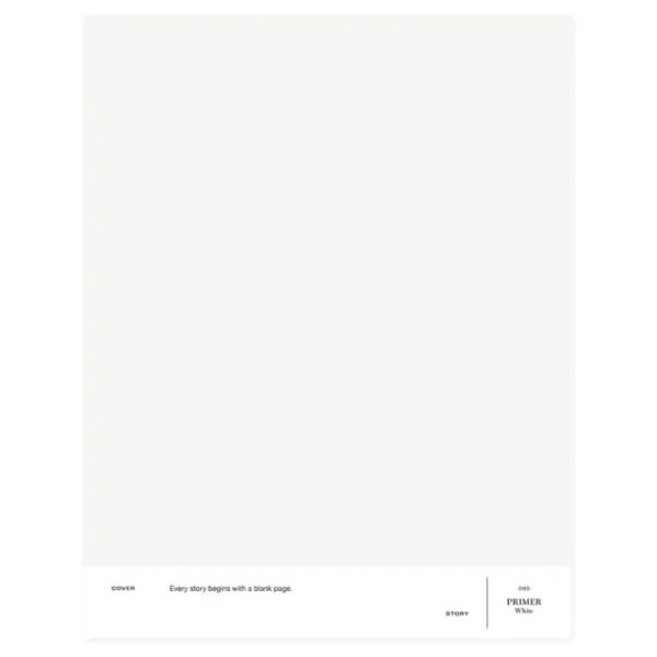Cover Story Wandfarben^Farbmuster, 000 PRIMER – Weiß