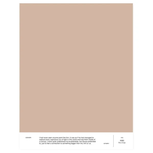 Cover Story Wandfarben^Farbmuster, 021 SIRI – Rosabeige
