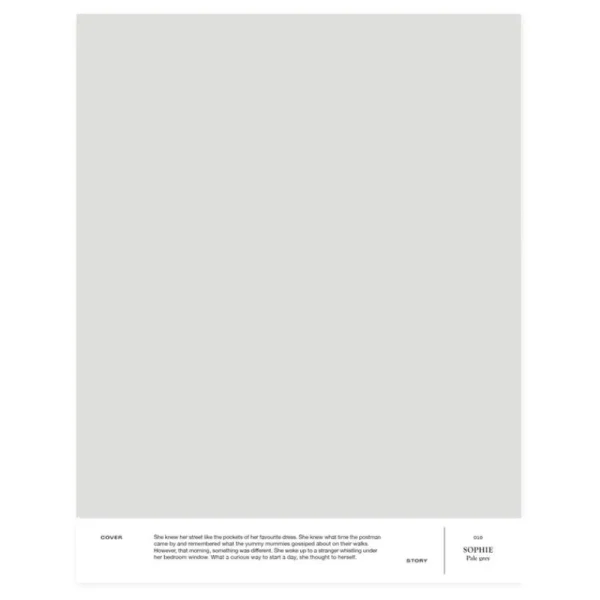 Cover Story Wandfarben^Farbmuster, 010 SOPHIE – Pale Warm Grey