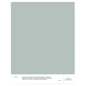 Cover Story Wandfarben^Innenfarbe, 3, 6 L, 017 MAGGIE – Dusty Water Green