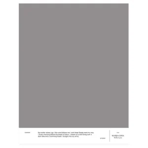 Cover Story Wandfarben^Innenfarbe, 3,6 L, 013 MARJA-LIISA – Darkest Grey