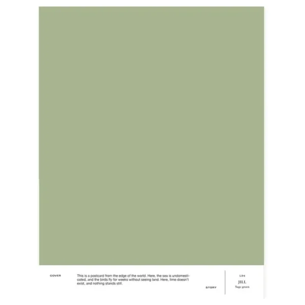 Cover Story Wandfarben^Innenfarbe, 3,6 L, LB4 JILL – Salbeigrün