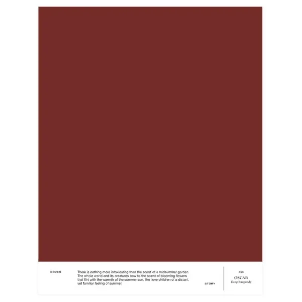 Cover Story Wandfarben^Innenfarbe, 3,6 L,025 OSCAR – tiefes Burgunderrot