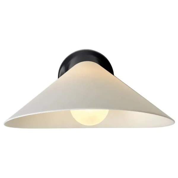 Frandsen Wandleuchten-DCWéditions Plume Wandleuchte mit Schalter, Porzellan