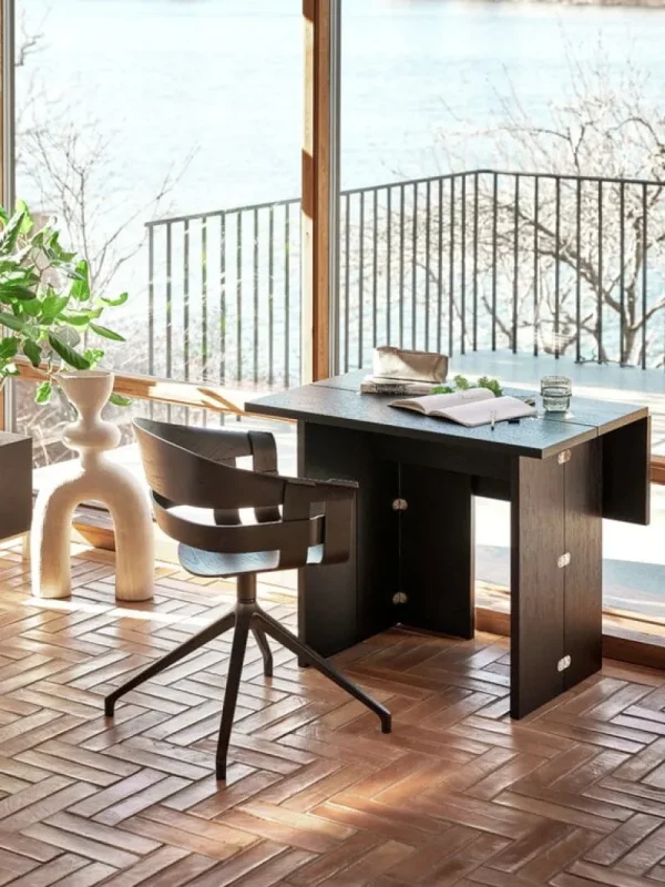 &Tradition Tische-Design House Stockholm Flip Tisch, XS, Schwarz