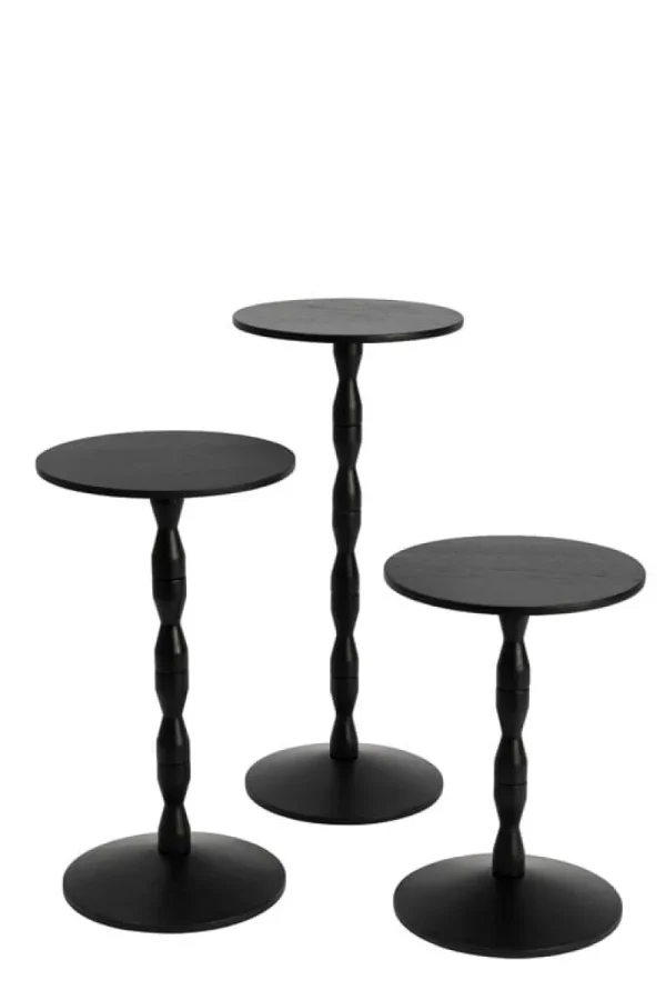 ferm LIVING Tische-Design House Stockholm Pedestal-Beistelltisch, Schwarz