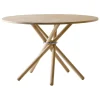 Eberhart Furniture Tische-Hector Esstisch, 120 cm, Eiche hell