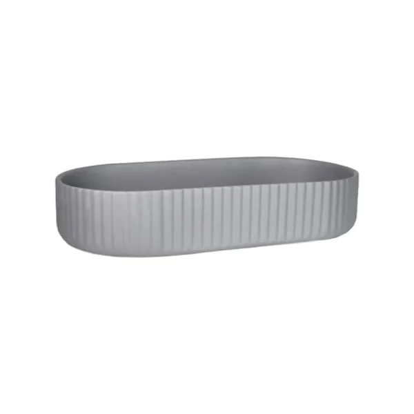 Elementa Indoor-gardening^Klorofyll Pflanzgefäß mit Ständer, oval, Grau
