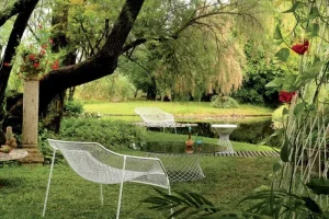 Emu Terrassenmöbel^Heaven Couchtisch, 50 cm, weiß matt, Glasplatte