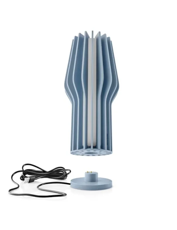 HAY Tischlampen | Tragbare Lampen-Eva Solo Radiant Tischleuchte, tragbar, Taubenblau