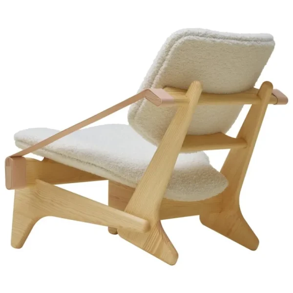 Fasetti Sitzgelegenheiten-Jumbo Sessel, geöltes Kiefernholz - Makalu natural white