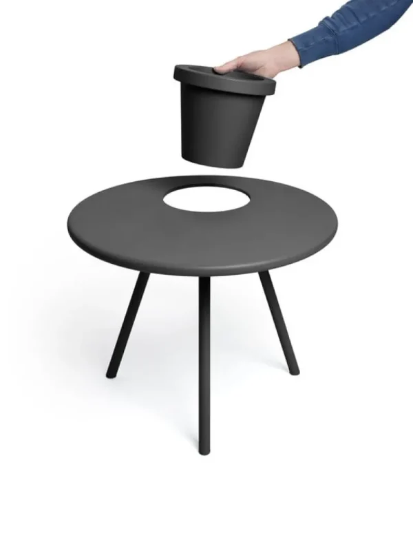 Fatboy Garten | Terrassenmöbel^Bakkes Beistelltisch mit Blumentopf, Anthrazit