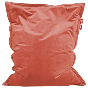 &Tradition Sitzgelegenheiten-Fatboy Original Slim Velvet Recycled Sitzsack, Rhubarb