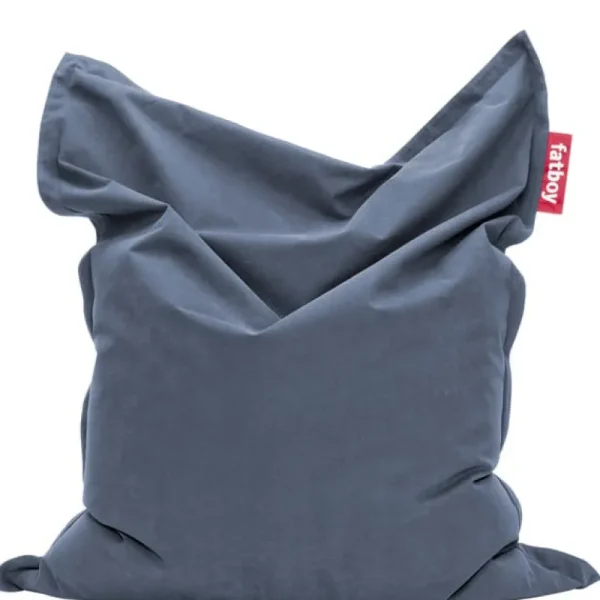 HAY Sitzgelegenheiten-Fatboy Original Stonewashed Sitzsack, blau