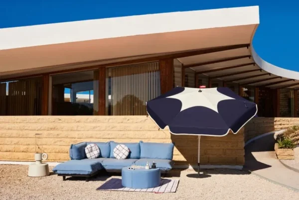 Fatboy Terrassenmöbel | Sofas Und Liegen^Paletti Sofa, 3 Module + Tisch, links, Gewitterblau