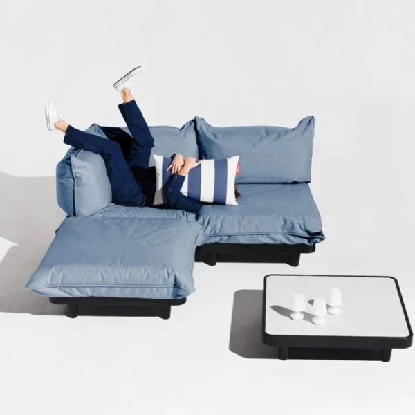 Fatboy Terrassenmöbel | Sofas Und Liegen^Paletti Sofa, 3 Module + Tisch, links, Gewitterblau