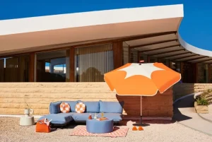 Fatboy Terrassenmöbel | Sofas Und Liegen^Paletti Sofa, 3 Module + Tisch, links, Gewitterblau