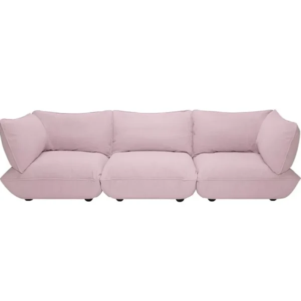 Fatboy Sofas Und Liegen-Sumo Grand Sofa, Weave Bubble Pink
