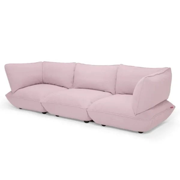 Fatboy Sofas Und Liegen-Sumo Grand Sofa, Weave Bubble Pink