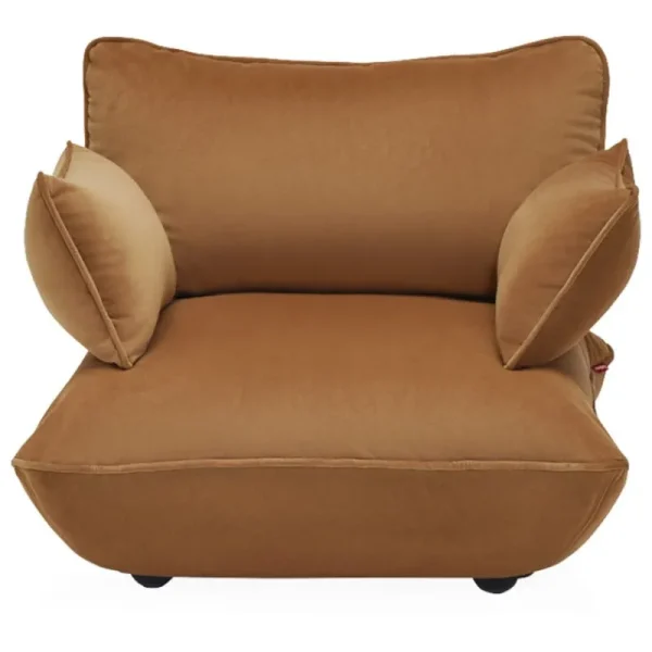 Artek Sitzgelegenheiten-Fatboy Sumo Loveseat Sessel, Samt Recycled almond