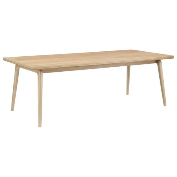 HAY Tische-FDB Møbler C65 Åstrup Esstisch, ausziehbar, 220 × 100 cm, Eiche lackiert