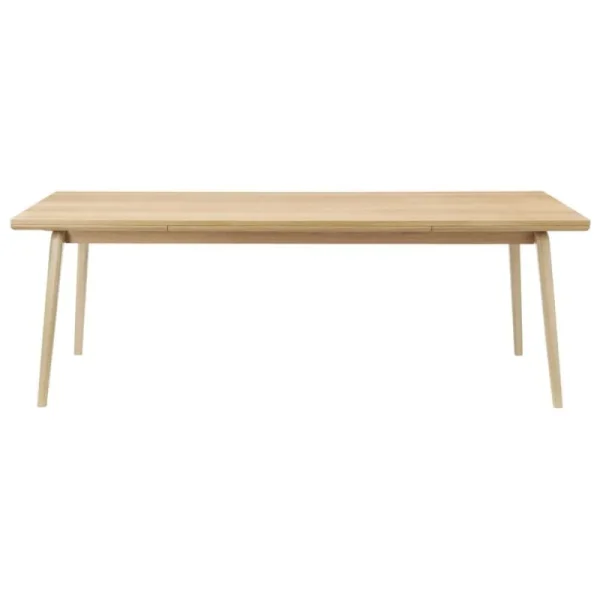 HAY Tische-FDB Møbler C65 Åstrup Esstisch, ausziehbar, 220 × 100 cm, Eiche lackiert