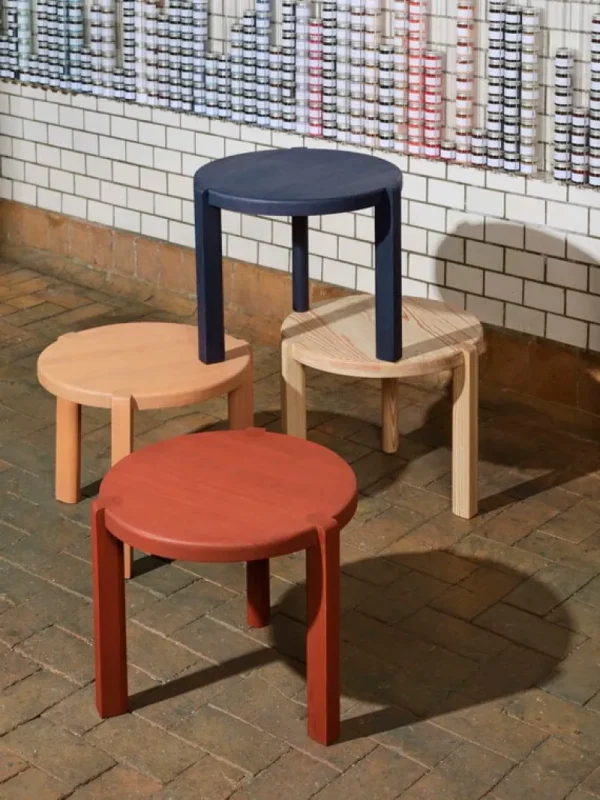 Muuto Tische-FDB Møbler D108 Ragnsminde Couchtisch, 48 cm, Mitternachtsblau