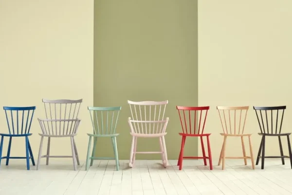 Vitra Sitzgelegenheiten-FDB Møbler J46 Stuhl, Eiche geölt