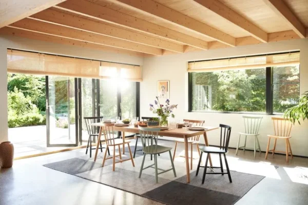 Vitra Sitzgelegenheiten-FDB Møbler J46 Stuhl, Eiche geölt