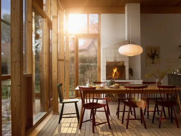 Vitra Sitzgelegenheiten-FDB Møbler J46 Stuhl, Eiche geölt