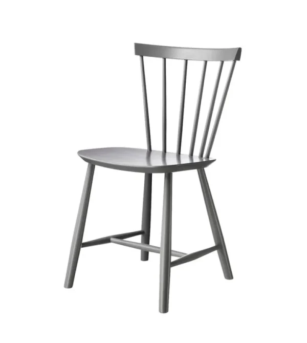 Fritz Hansen Sitzgelegenheiten-FDB Møbler J46 Stuhl, grau