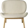 HAY Sitzgelegenheiten-FDB Møbler L32 Suru Loungesessel, Eiche - Hellbeige