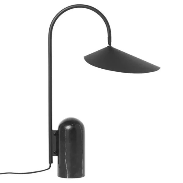 Jieldu00e9 Schreibtischlampen | Tischlampen-ferm LIVING Arum Tischleuchte, schwarz