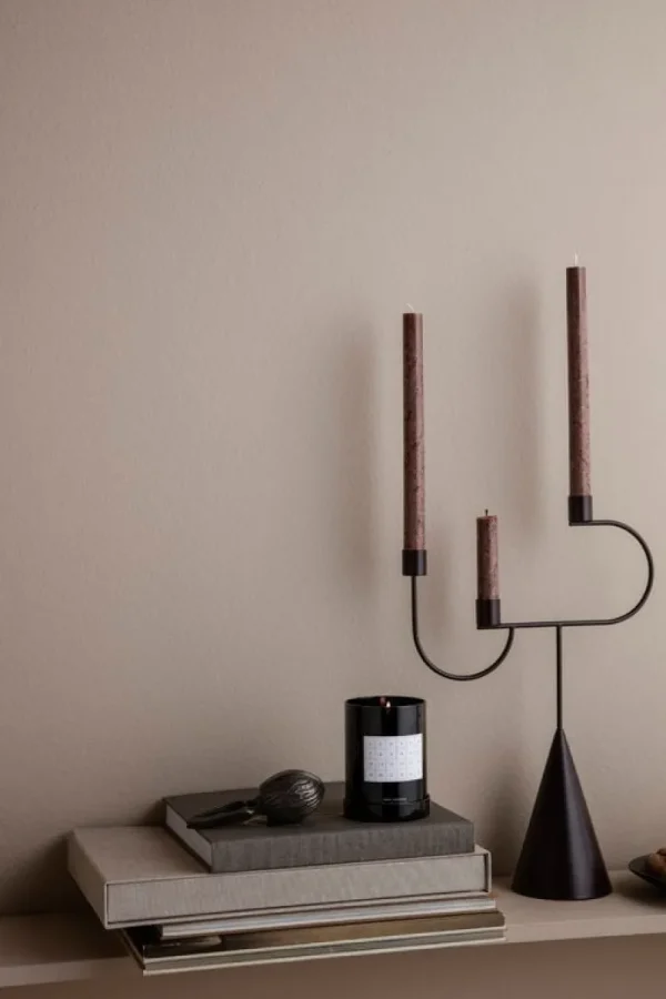 HAY Kerzen Und Kerzenhalter-ferm LIVING Avant Kandelaber, schwarz